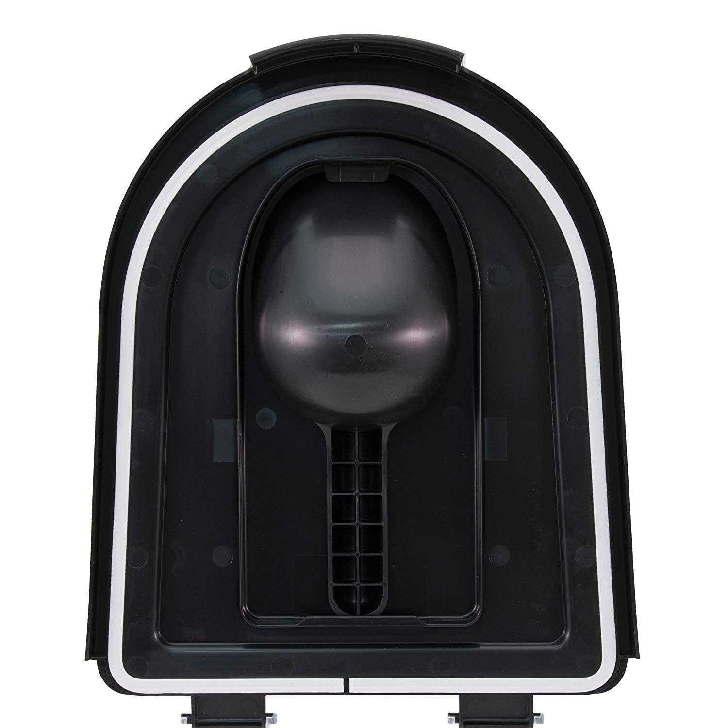 Paw Prints 15 lbs Plastic Food Bin with Scoop - Healthber