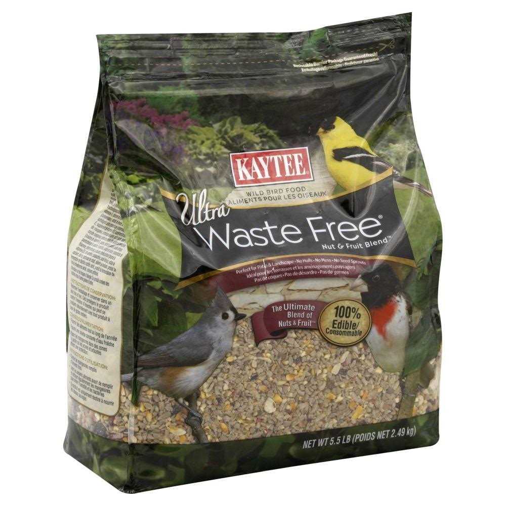 Kaytee Waste Free Nut & Fruit Blend Wild Bird Food - Healthber