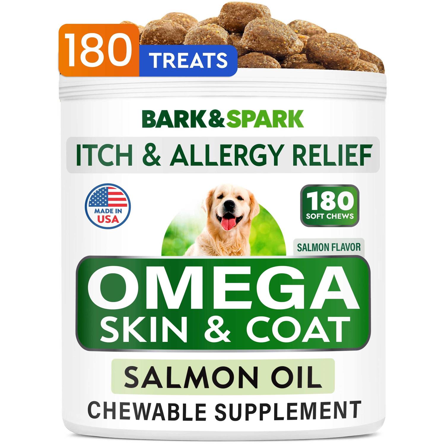 Bark&Spark Omega Dogs Oil - Healthber