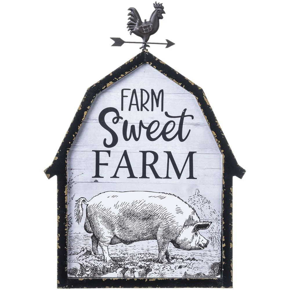Pig Barn Sign - Healthber