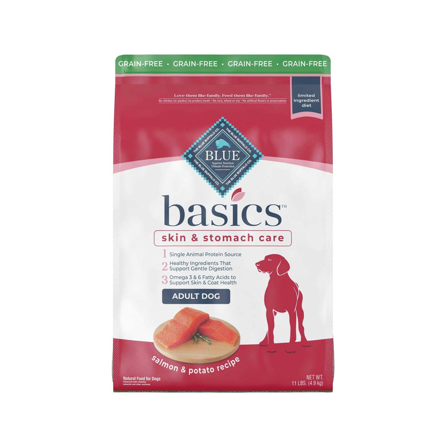 Blue Buffalo Basics Grain-Free Salmon Adult Dry Dog Food - Healthber
