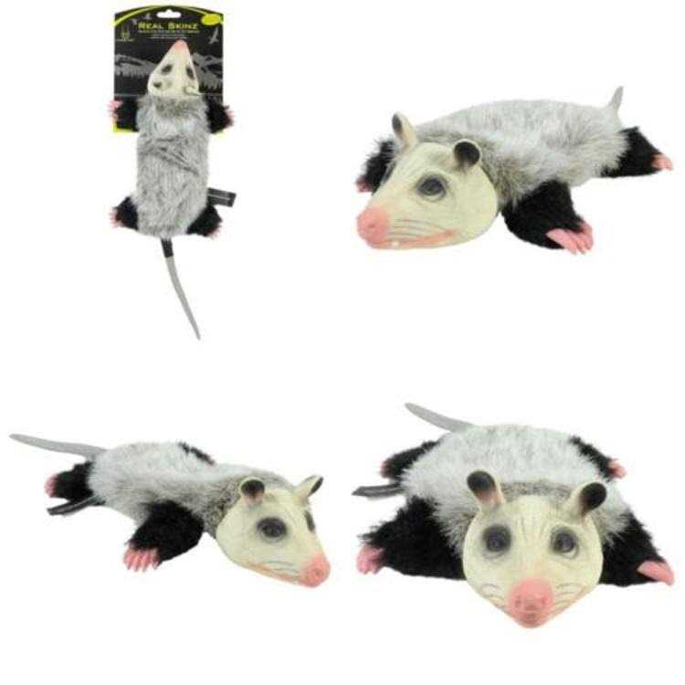Hyper Pet Opossum Real Skinz Dog Toy - Healthber
