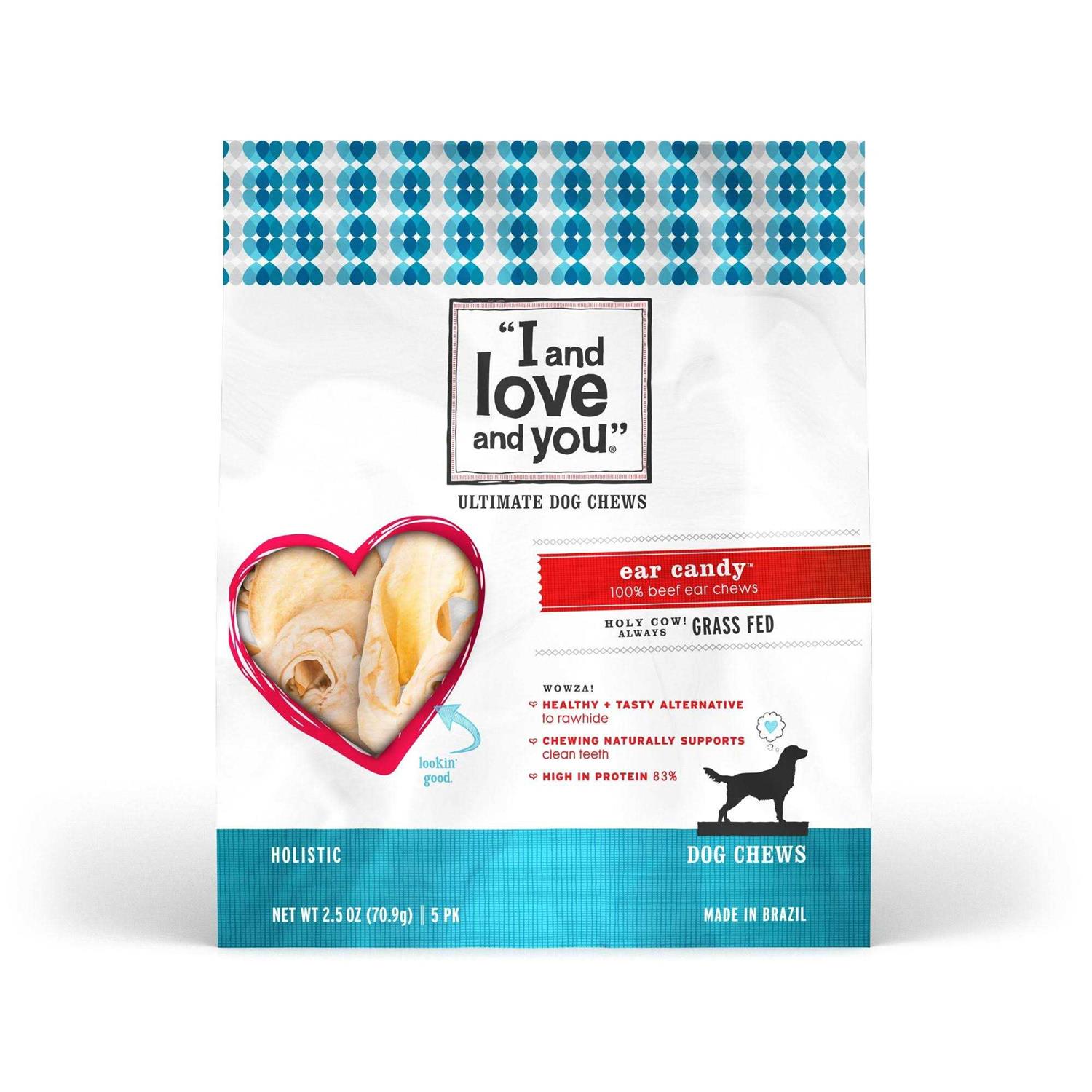 I and Love and You Dog Chews Ear Candy - Healthber
