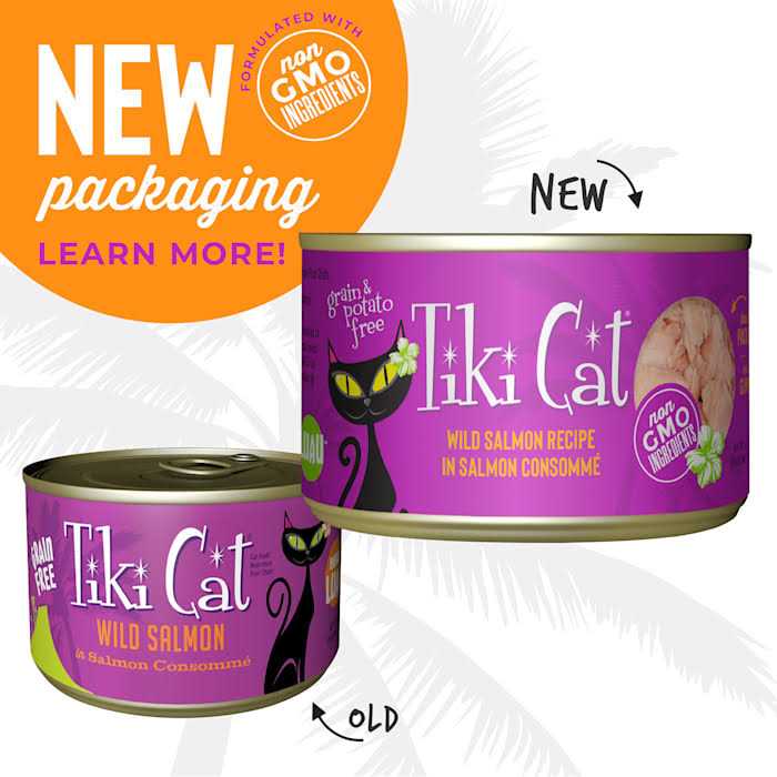 Tiki Cat Hanalei Luau Wild Salmon Cat Food - Healthber