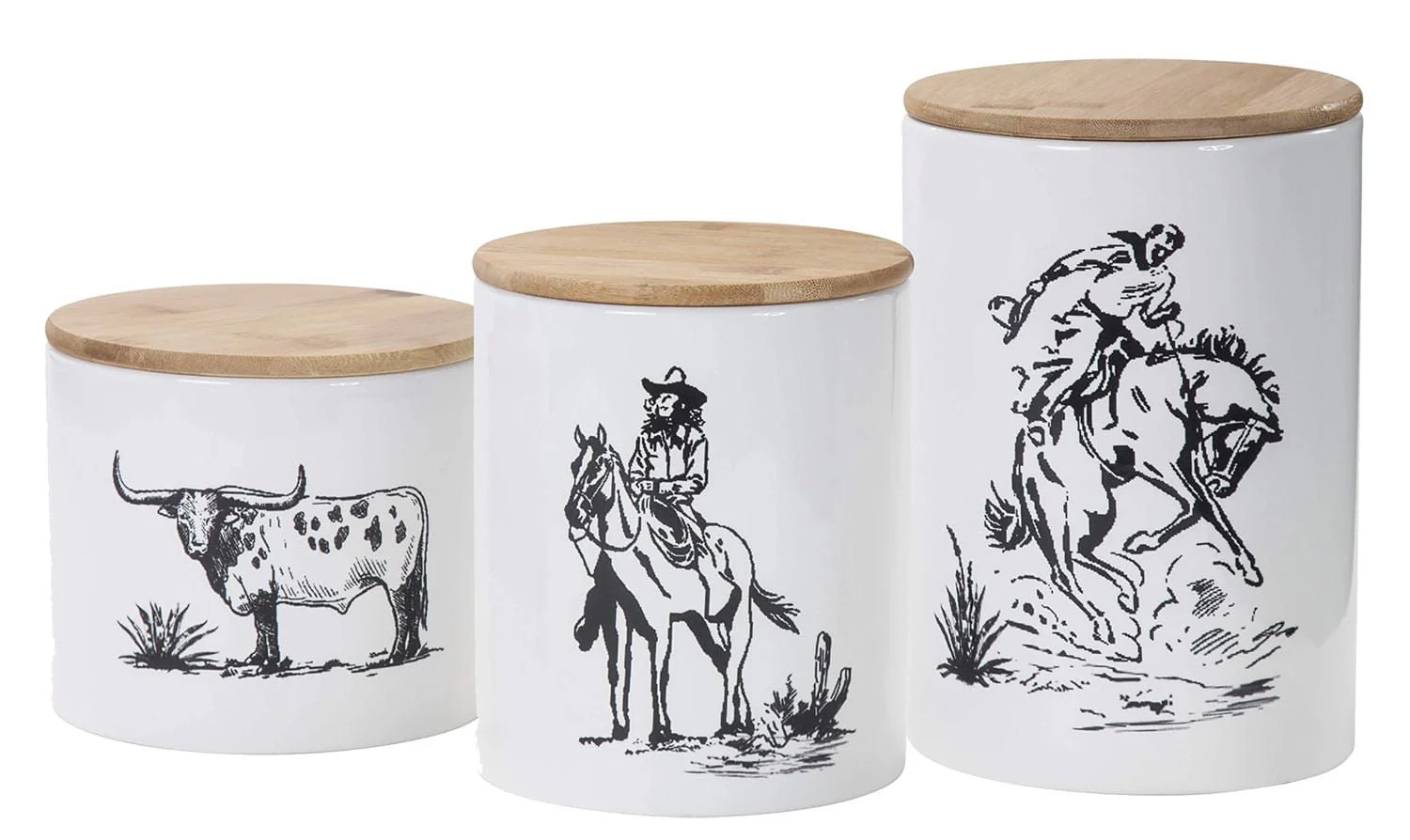 Ranch Life Canister Set, 3 Piece Set - Healthber