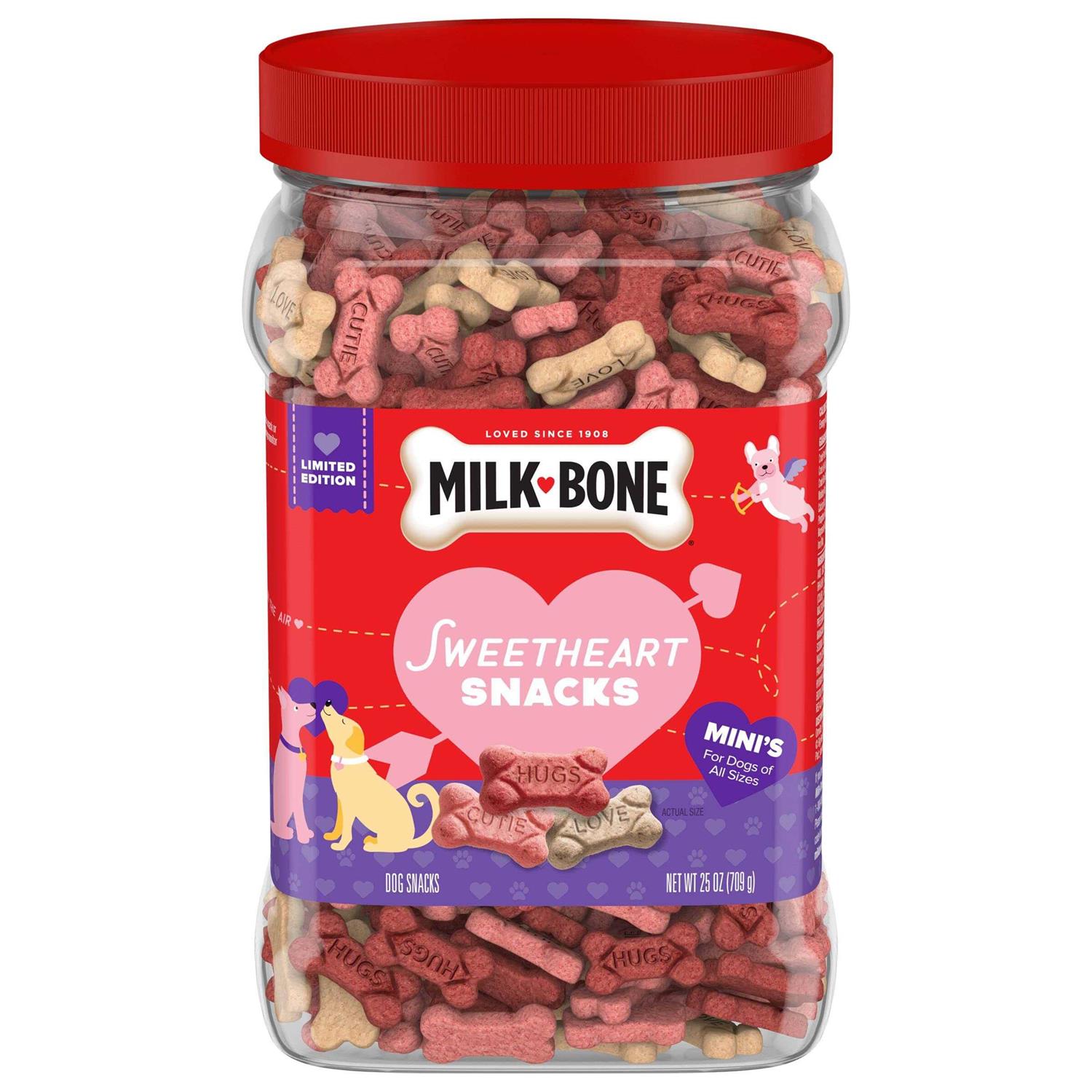 Milk-Bone Sweetheart Snacks Minis Dog Treats - Healthber