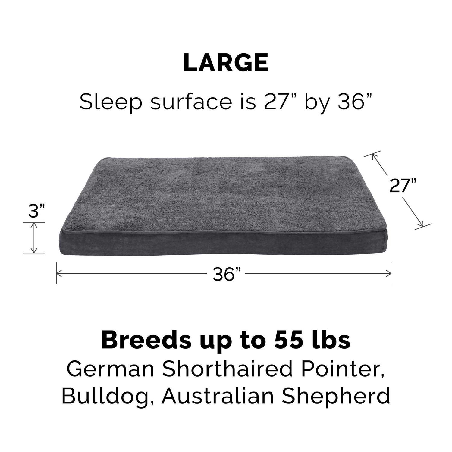 FurHaven Deluxe Suede Pet Bed - Healthber