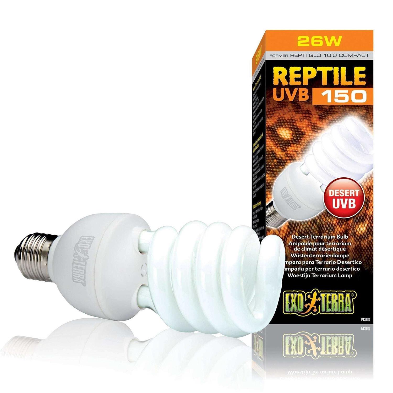 Exo Terra Reptile UVB 150 Desert Terrarium Bulb - Healthber
