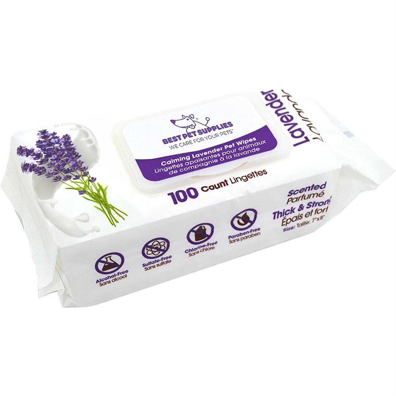 Best Pet Supplies Pet Grooming Wipes for Dogs & Cats Plant-Based Deodorizer for Coats & Dry, Itchy, or Sensitive Skin - Healthber