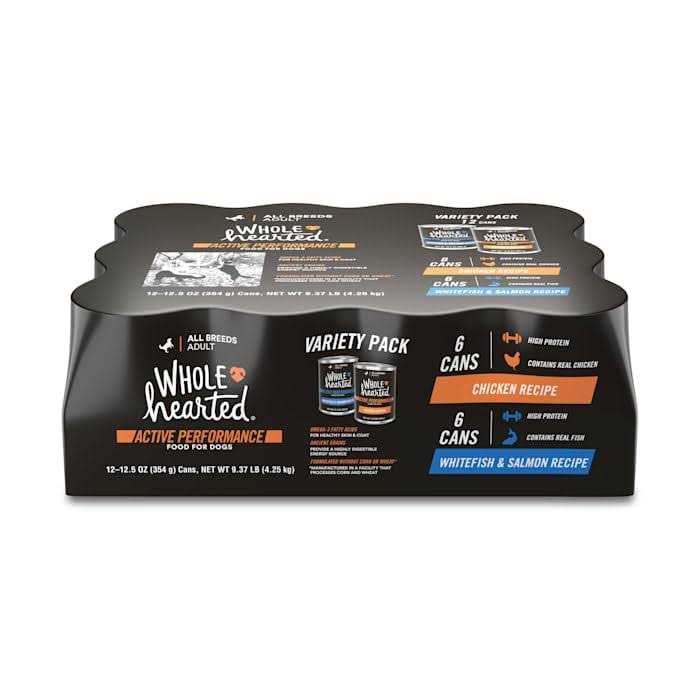 WholeHearted Active Performance Variety Pack Wet Dog Food - Healthber