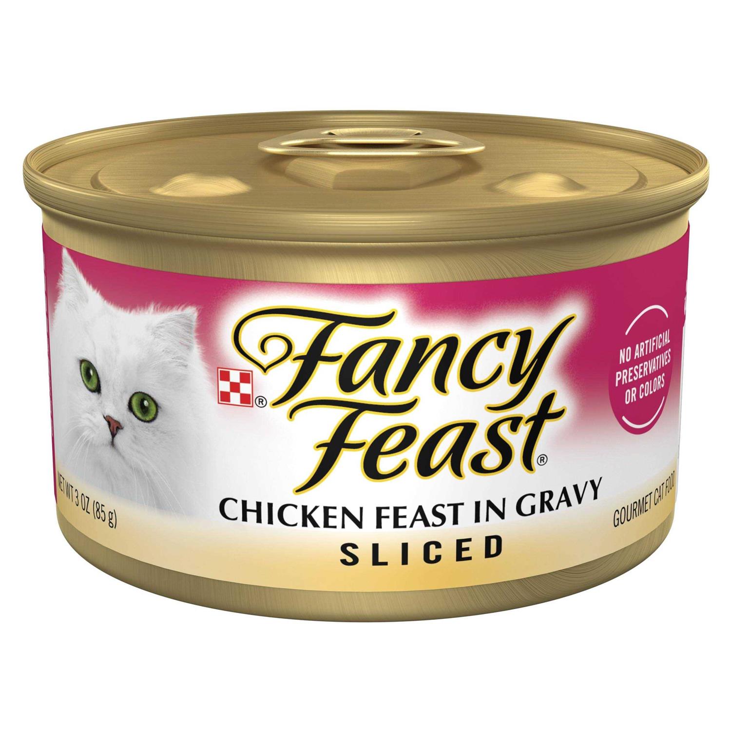 Purina Fancy Feast Wet Cat Food Sliced - Healthber