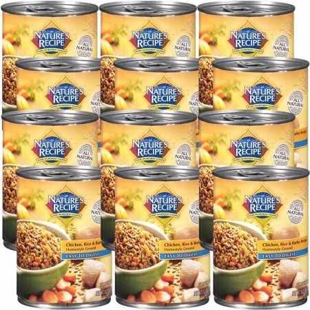 Nature’s Recipe Easy to Digest Chicken Rice Barley Homestyle Ground Canned Dog Food - Healthber