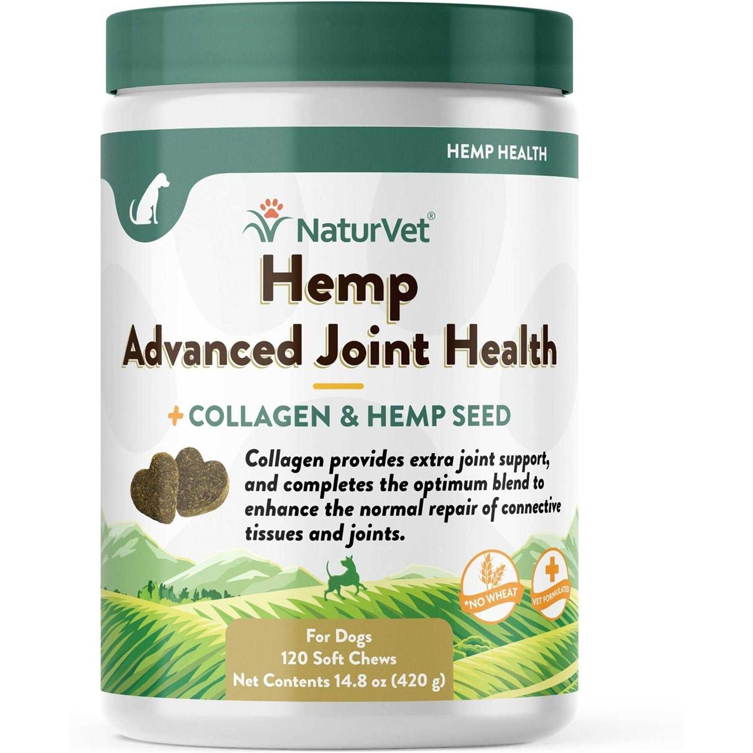 NaturVet Hemp Advanced Joint Health - Healthber