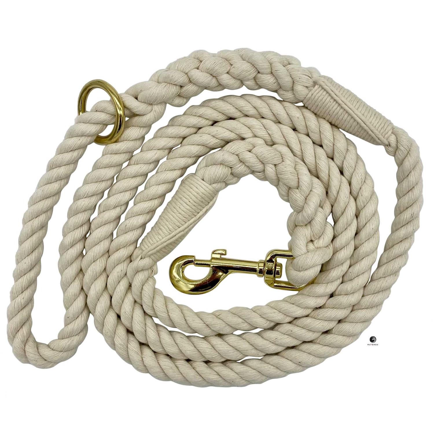Ravenox Cotton Rope Leash Lead 12-inch x for Medium to Large Dogs - Healthber