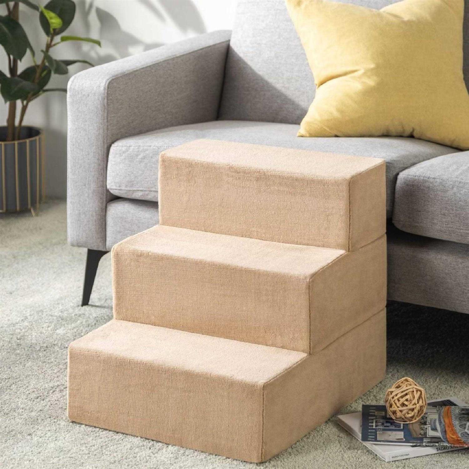 Zinus Foam 13”-24” Comfort Pet Stairs - Healthber