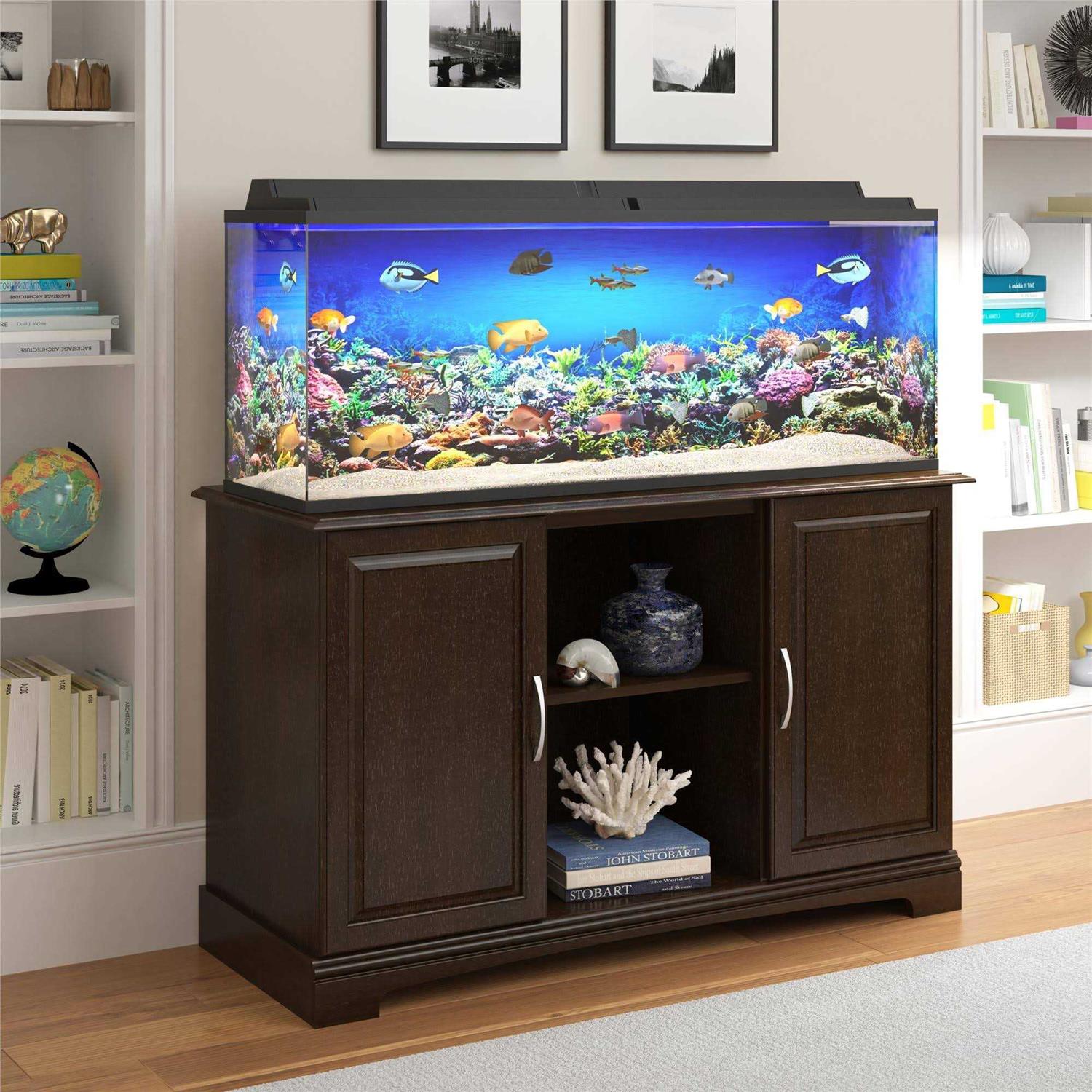 Ameriwood Home Alta Vista 50 75 Gallon Aquarium Stand - Healthber