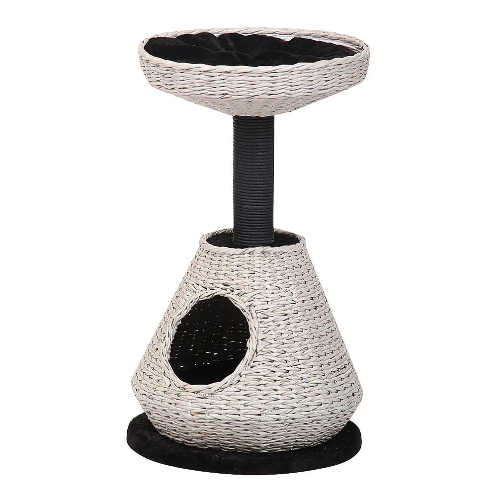 Cat Hide-Away with Lounge Tower - Healthber