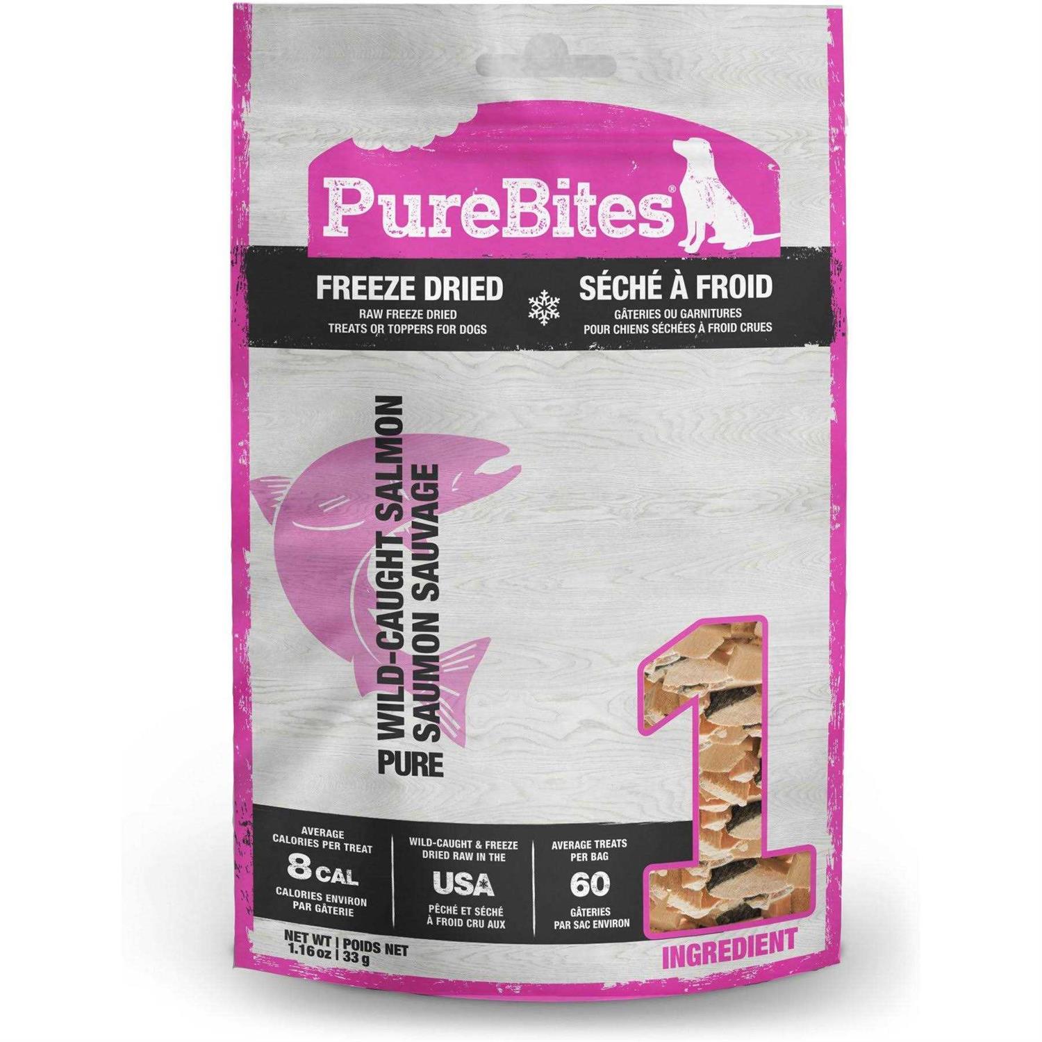 PureBites Freeze Dried Salmon Dog Treats - Healthber