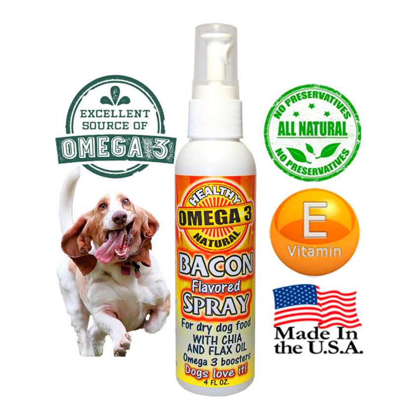 Bacon FLAVORED OMEGA 3 Spray 4 oz - Healthber