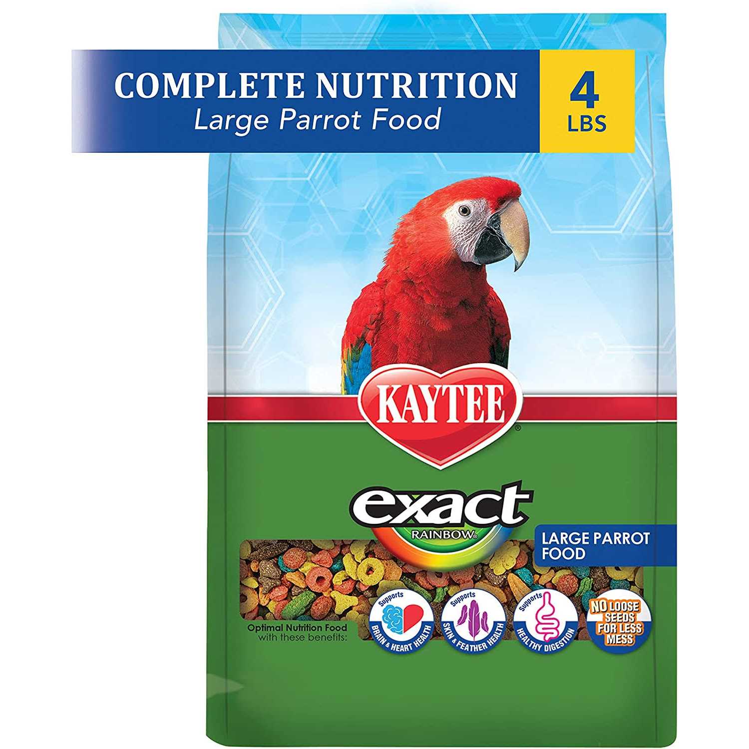 Kaytee Exact Rainbow Chunky Parrot Food - Healthber
