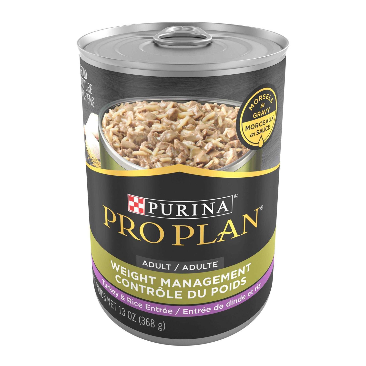 Purina Pro Plan Focus Adult Weight Management Turkey & Rice Entree Canned Dog Food - Healthber