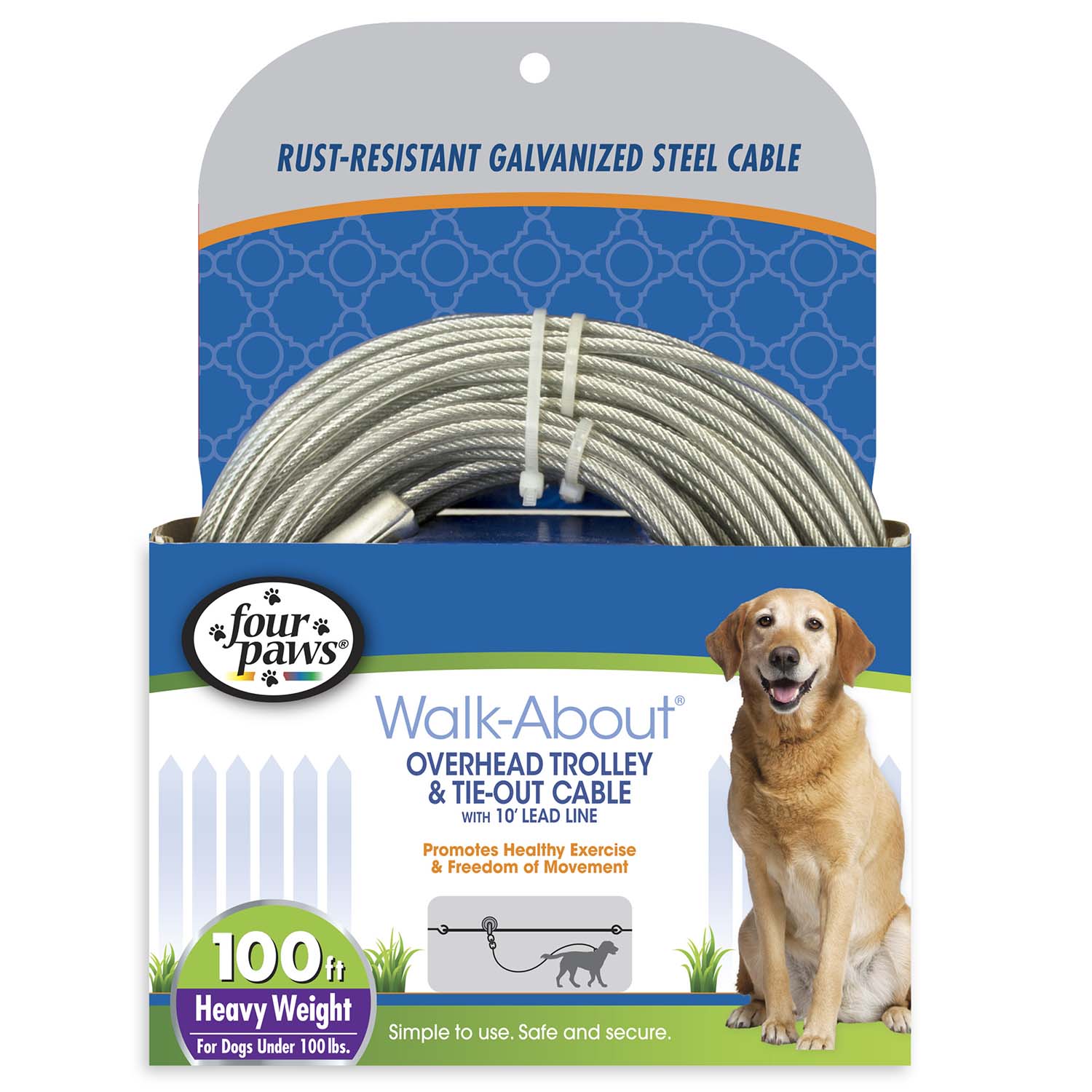Heavy Weight Dog Trolley Exerciser, Silver - Healthber