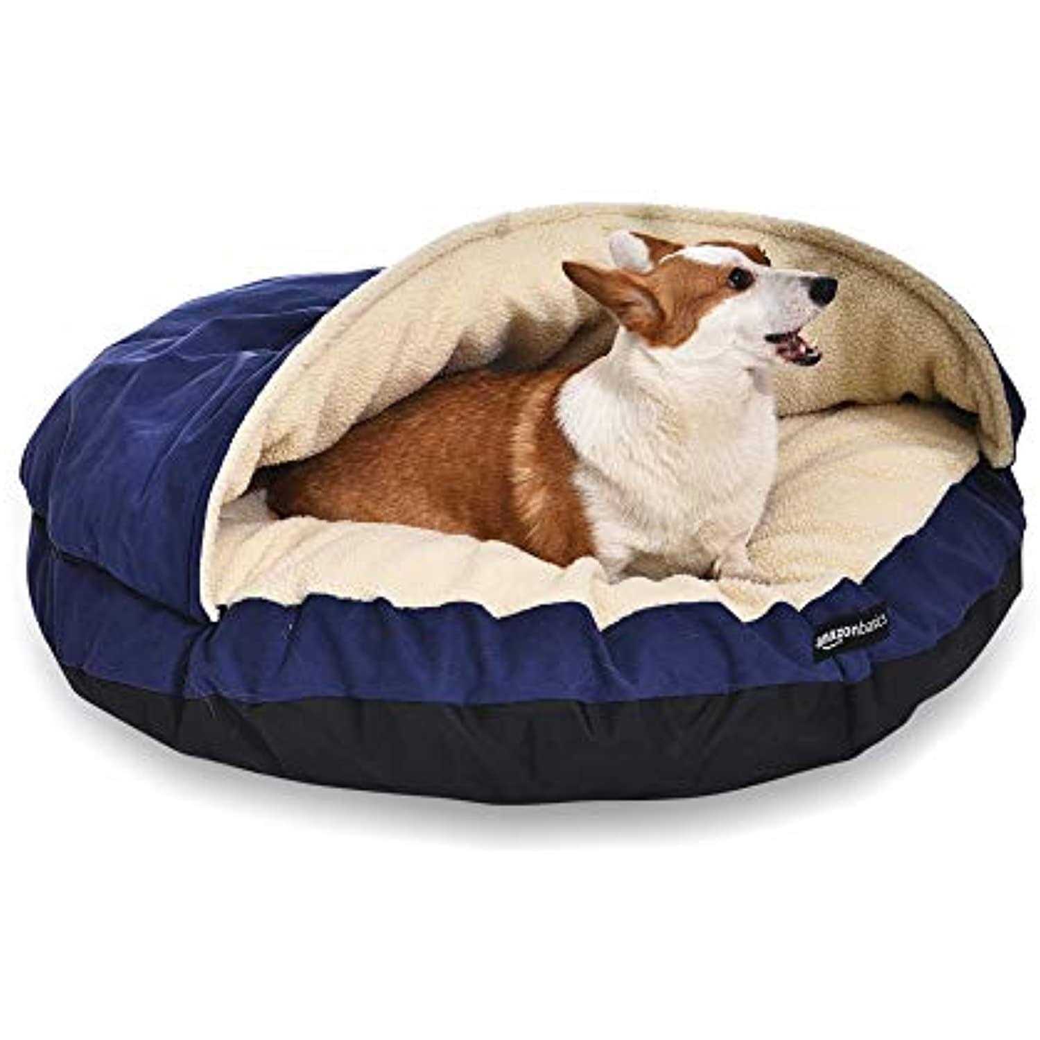 Amazon Basics Cozy Pet Cave Bed for Dog - Healthber