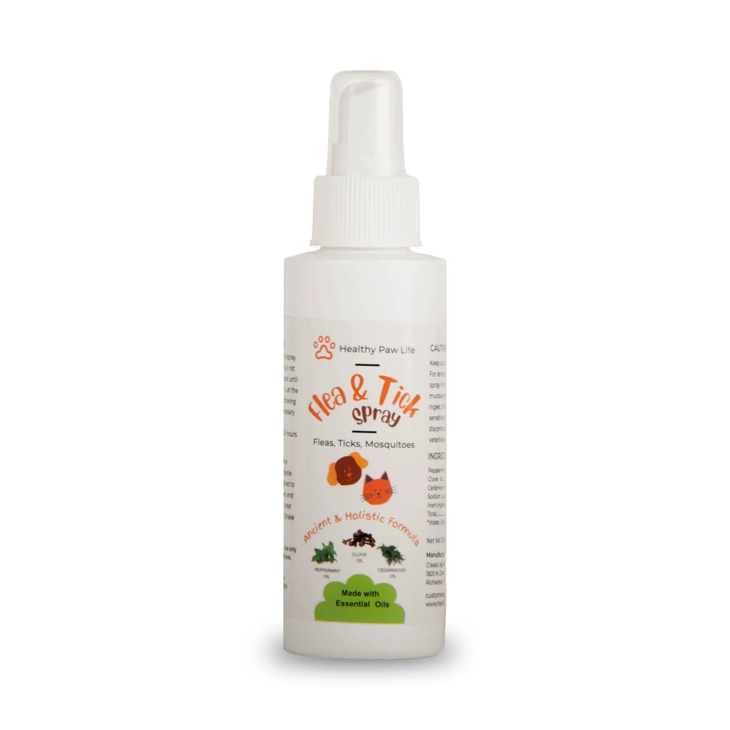 Healthy Paw Life's Flea and Tick Spray, 100 ml - Healthber