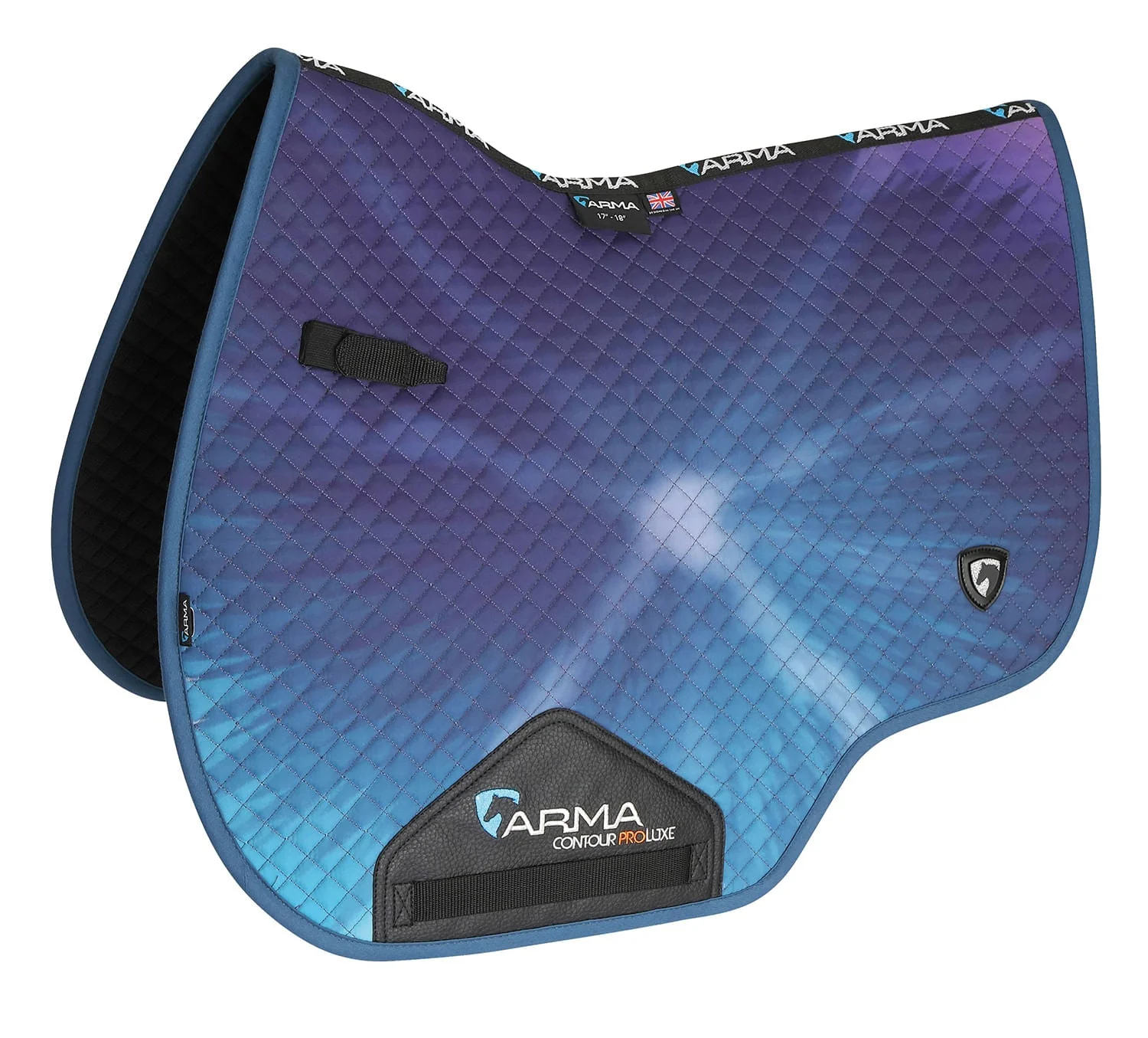 Arma Tie Dye Euro Cut Saddle Pad - Healthber