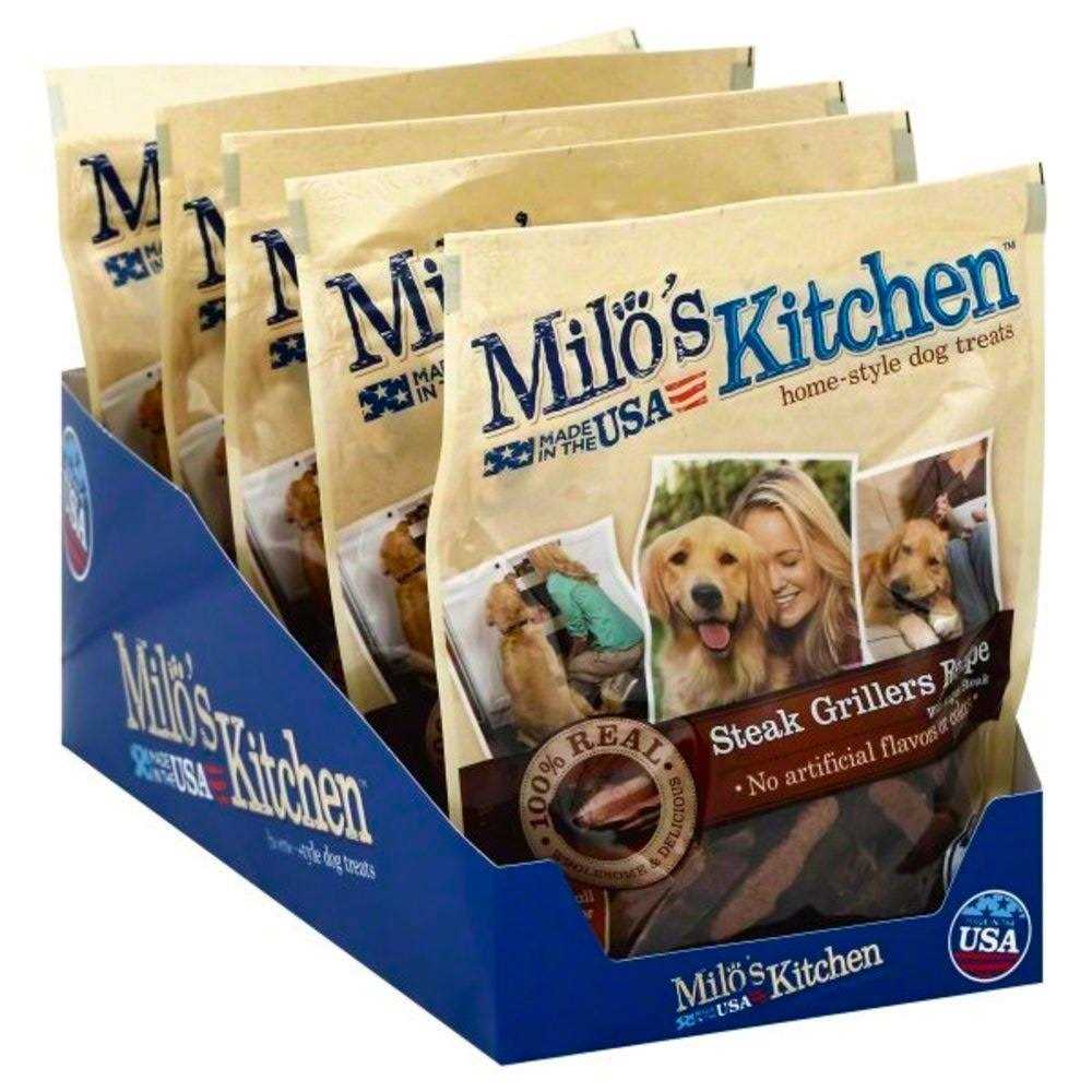 Milo’s Kitchen Steak Grillers Dog Treats - Healthber