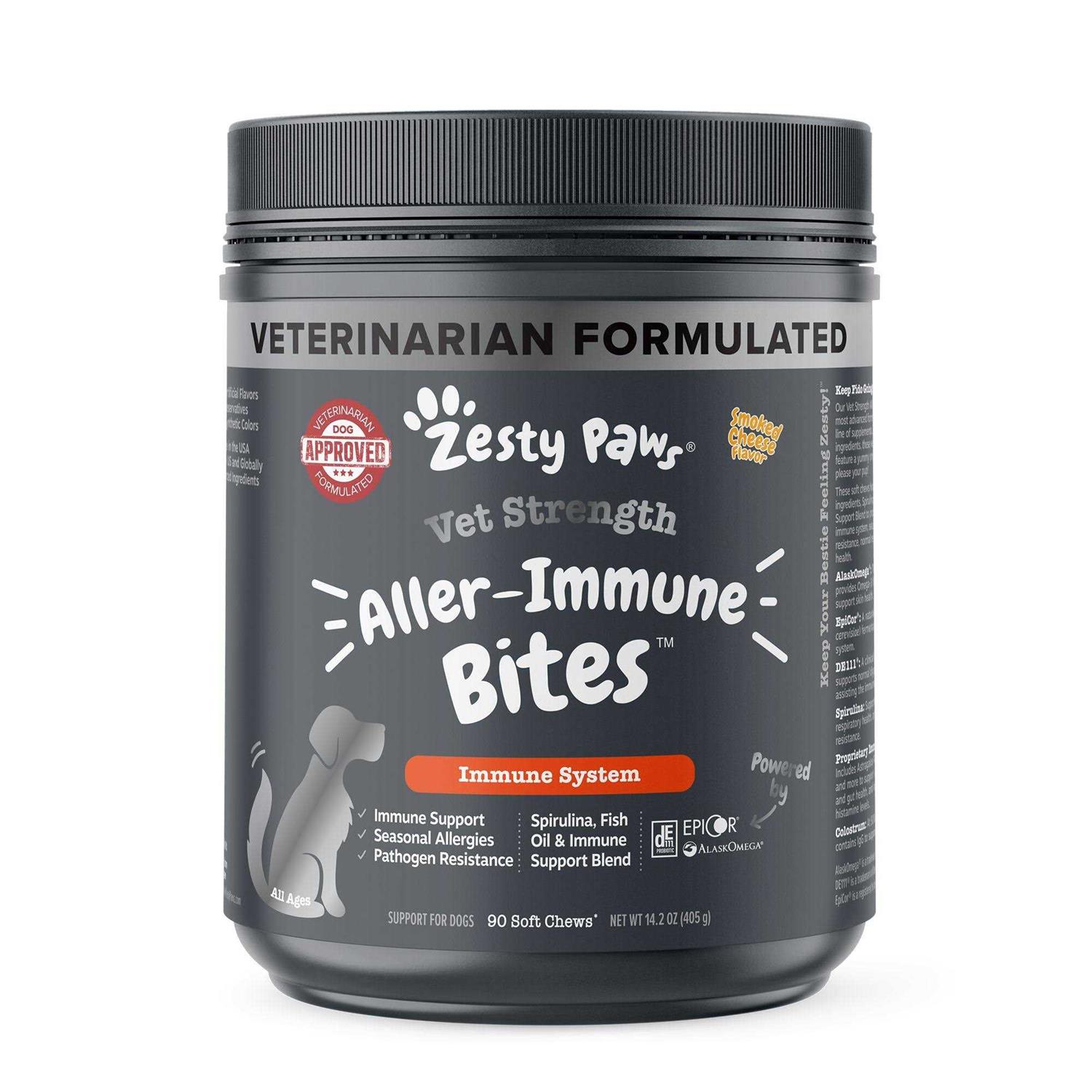 Zesty Paws Aller-Immune Bites Vet Strength for Dogs - Healthber