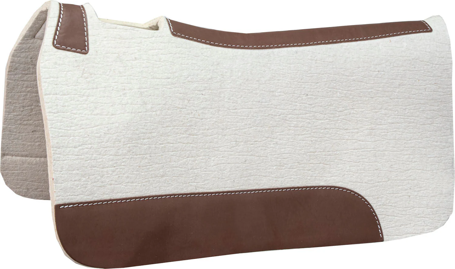Blue Horse Pressed Wool Contoured Saddle Pad - Healthber