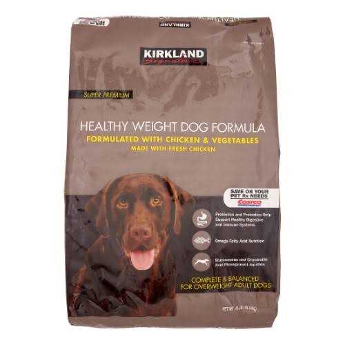 Kirkland Signature Dog Food Healthy Weight Chicken & Vegetable - Healthber