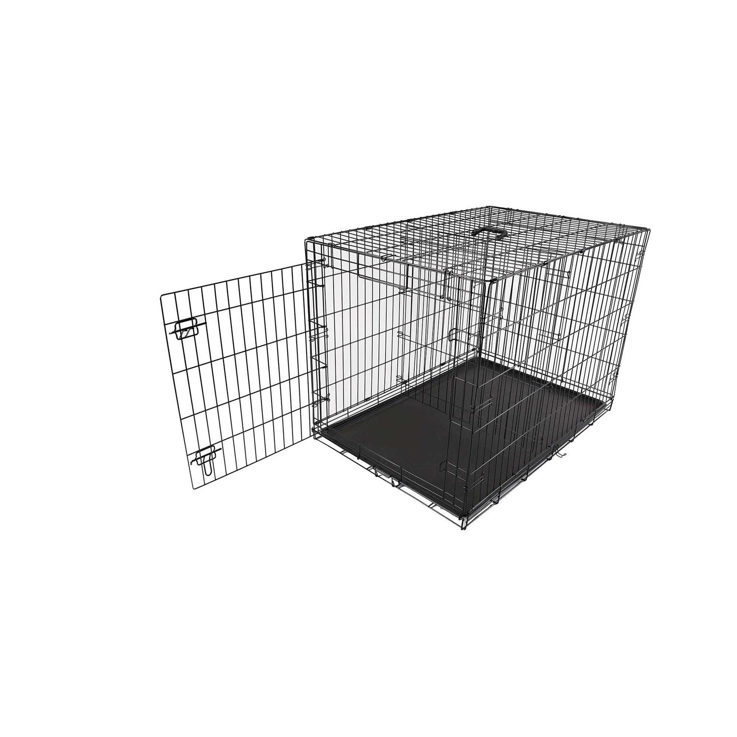 M-Pets Voyager 1-Door Folding Dog Crate - Healthber