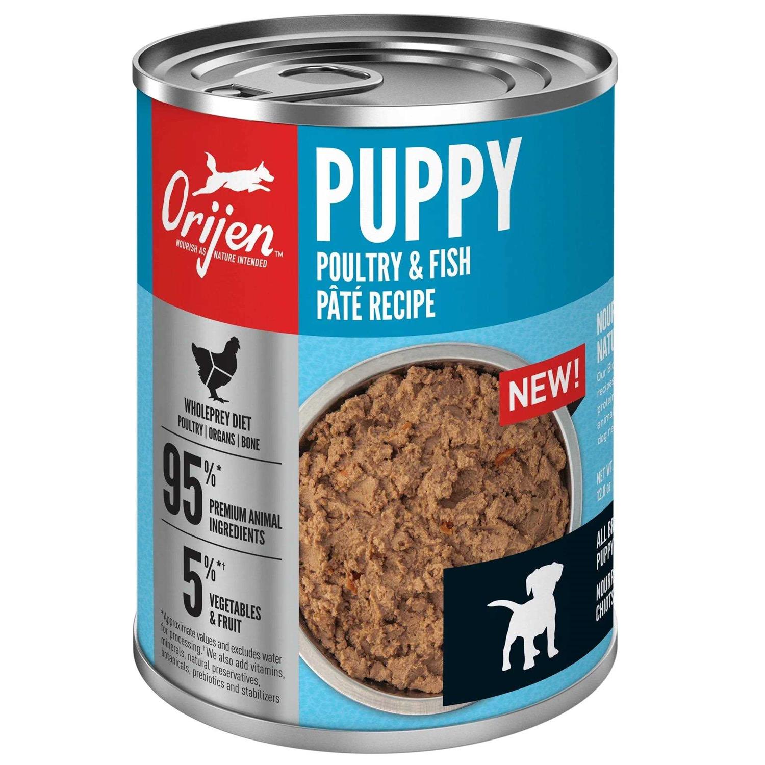 Orijen Puppy Poultry & Fish Pate Dog Food - Healthber
