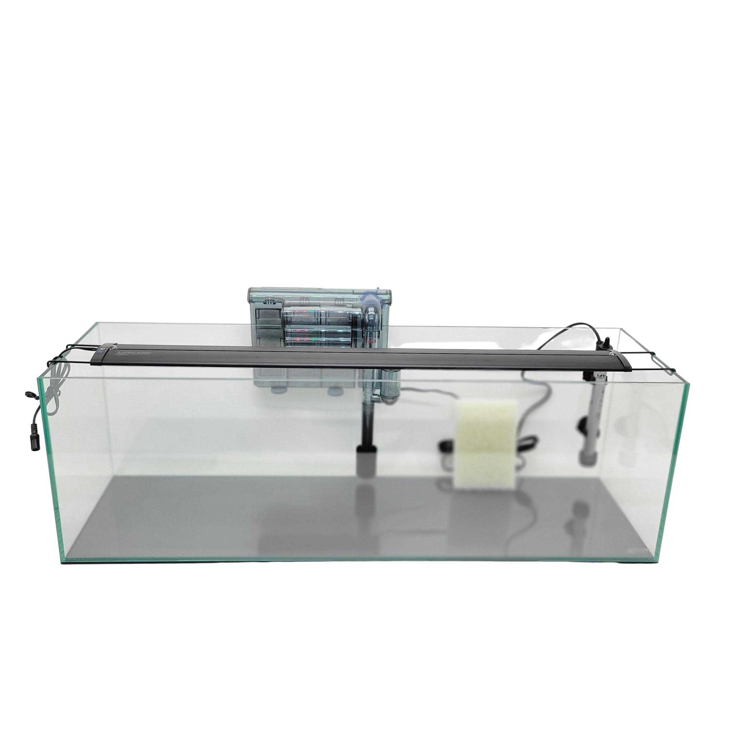 Lifegard Aquatics 16 Gallon Clear Glass Bookshelf Aquarium - Healthber