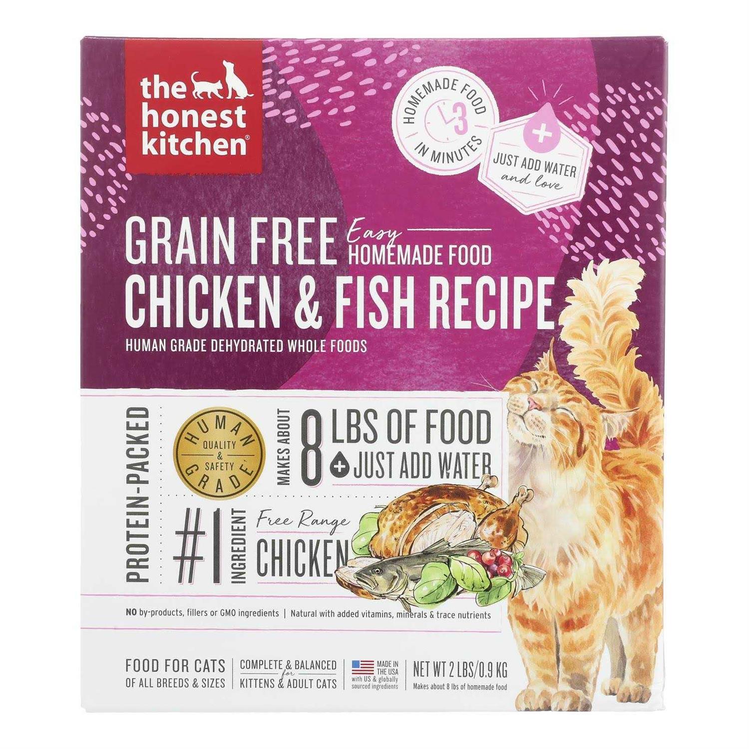 The Honest Kitchen Chicken & Fish Grain-Free Dehydrated Cat Food - Healthber