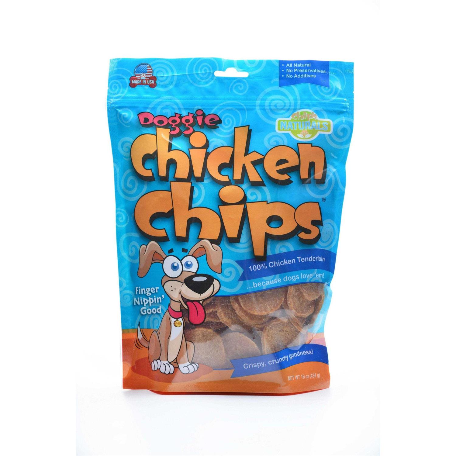 Doggie Chicken Chips Dog Treats - Healthber