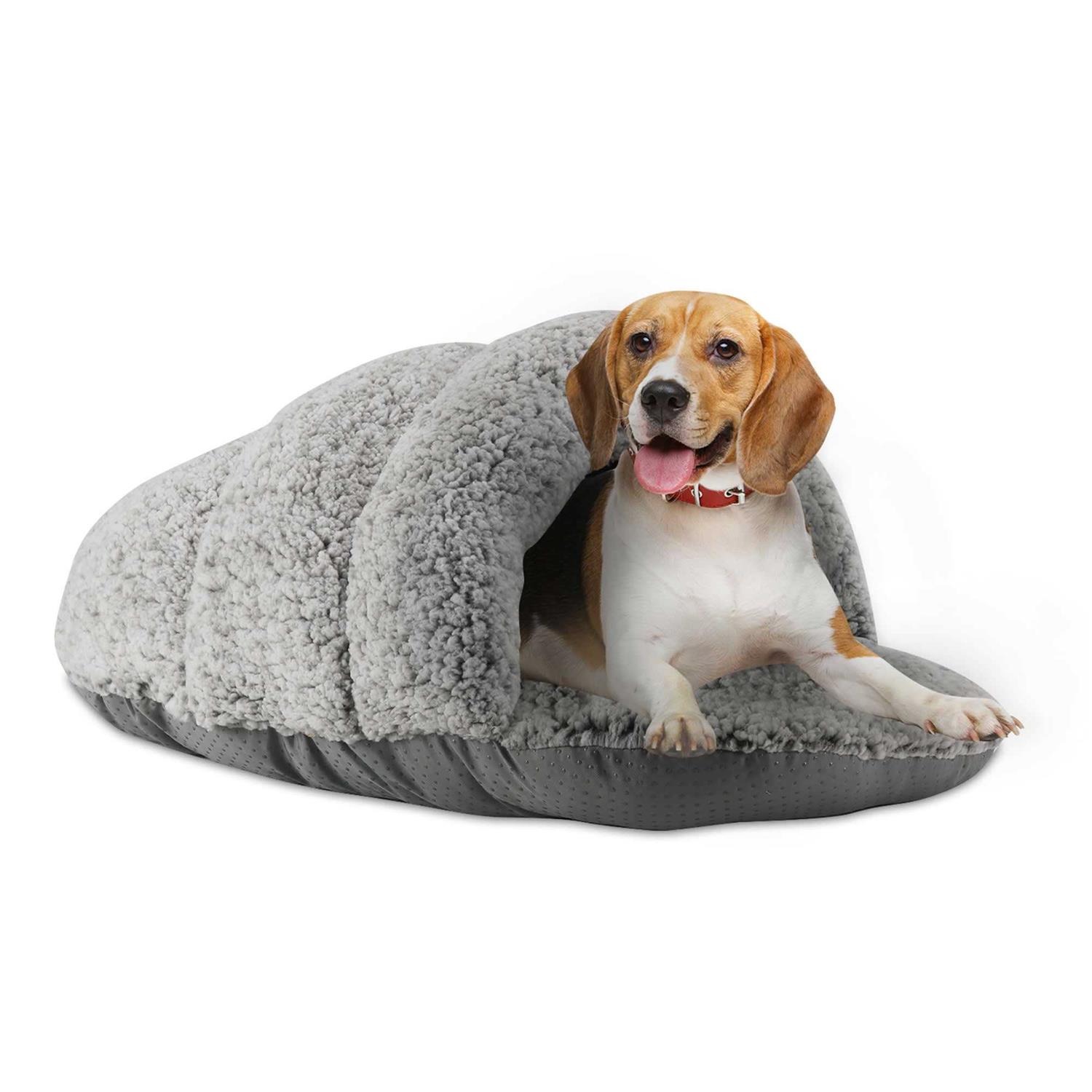Sleepy Pet Slipper Oval Cuddler Pet Bed - Healthber