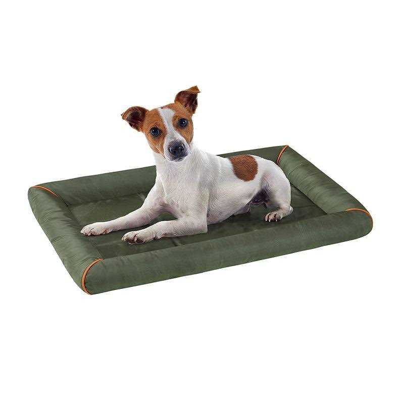 Friends Forever Bolster Dog Bed Rectangular Crate Pad - Healthber