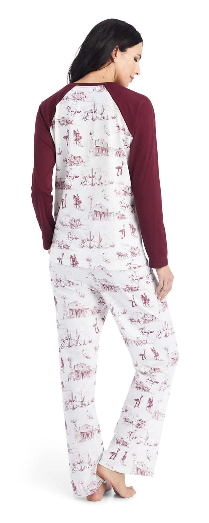 Ariat Women's Pajama Set, Western Toile - Healthber