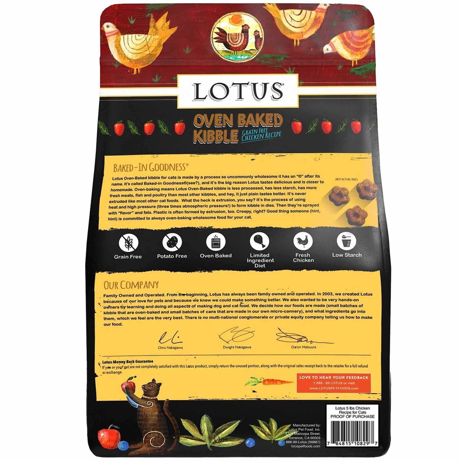 Lotus Grain-Free Chicken Recipe Dry Cat Food - Healthber
