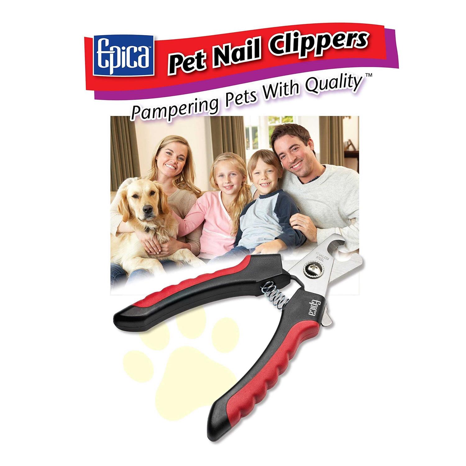 Epica Professional Dog Nail Clipper Dog Nail Clippers for Large Dogs - Healthber