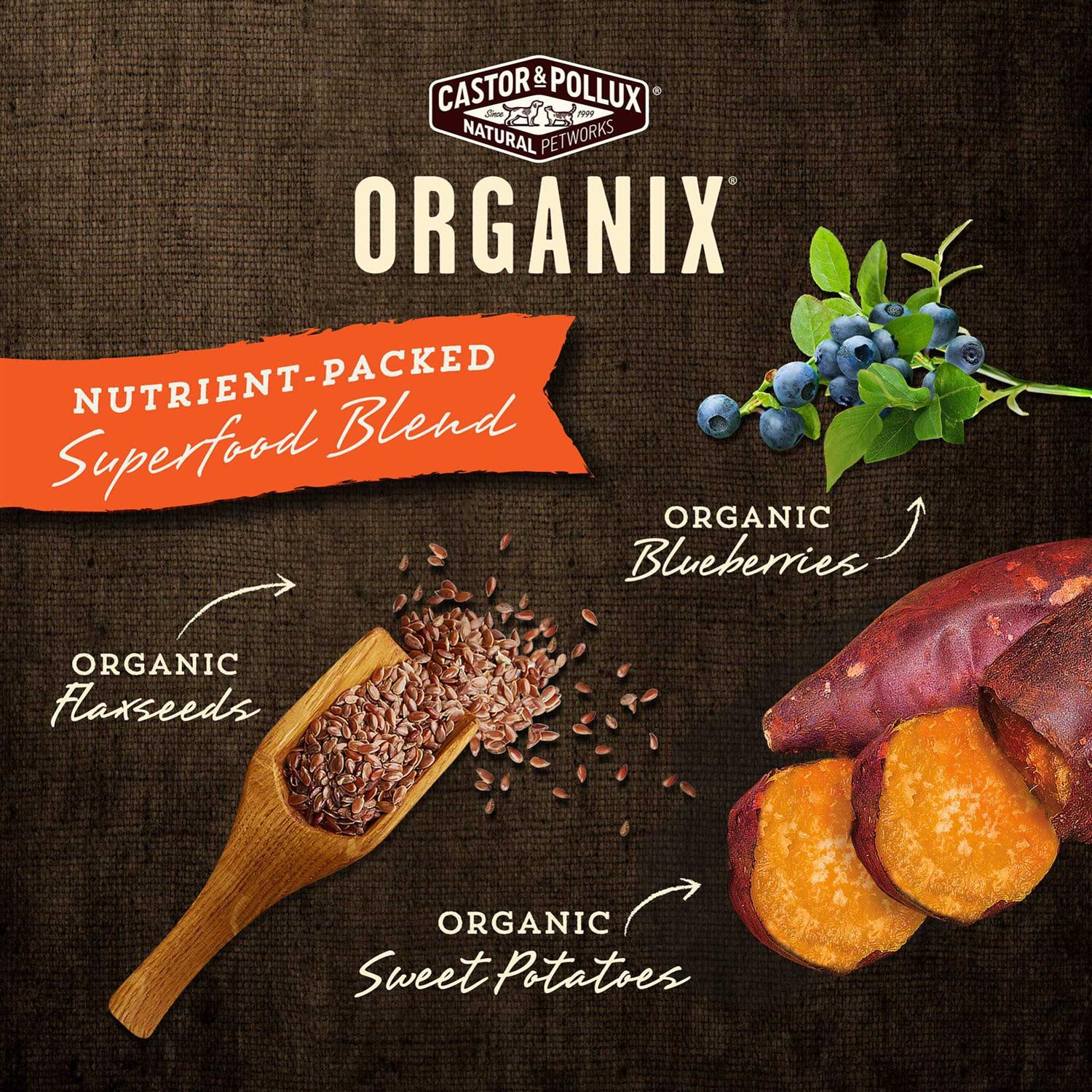 Castor & Pollux Organix Organic Chicken Recipe Dry Dog Food - Healthber
