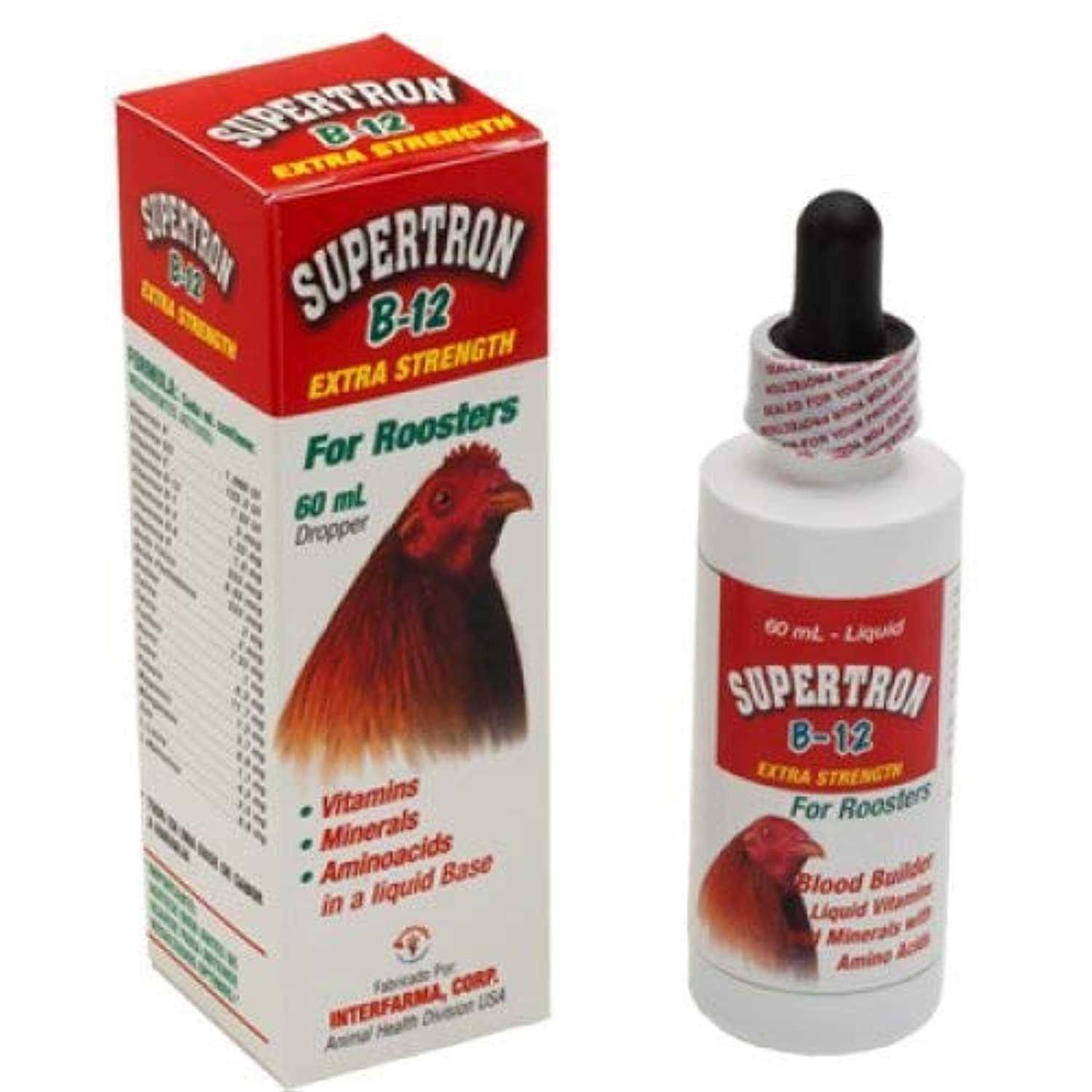 Interfarma Veterinary Supertron B-12 Extra Strength for Roosters - Healthber