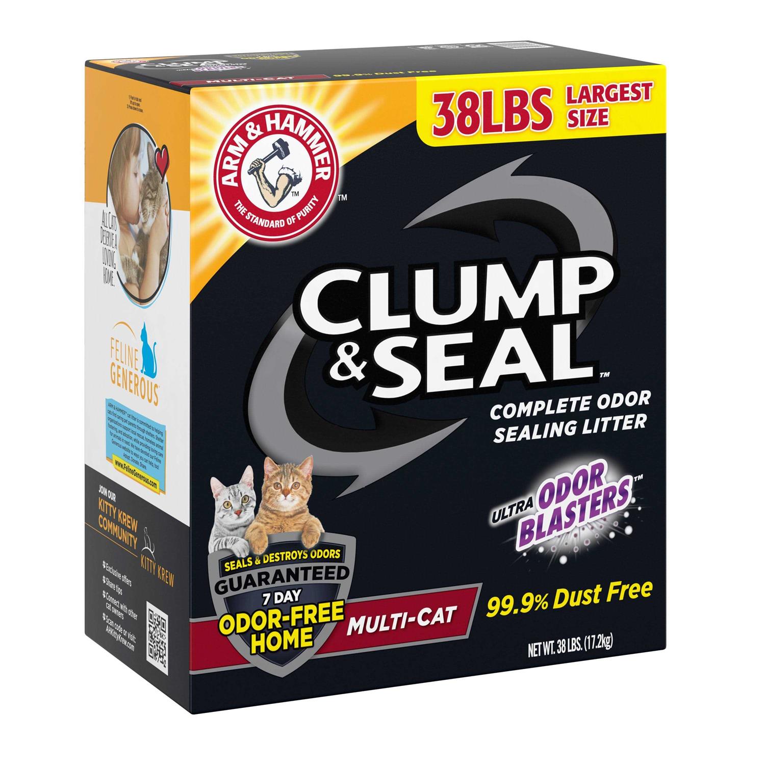 Arm Hammer Clump Seal Cat Litter - Healthber