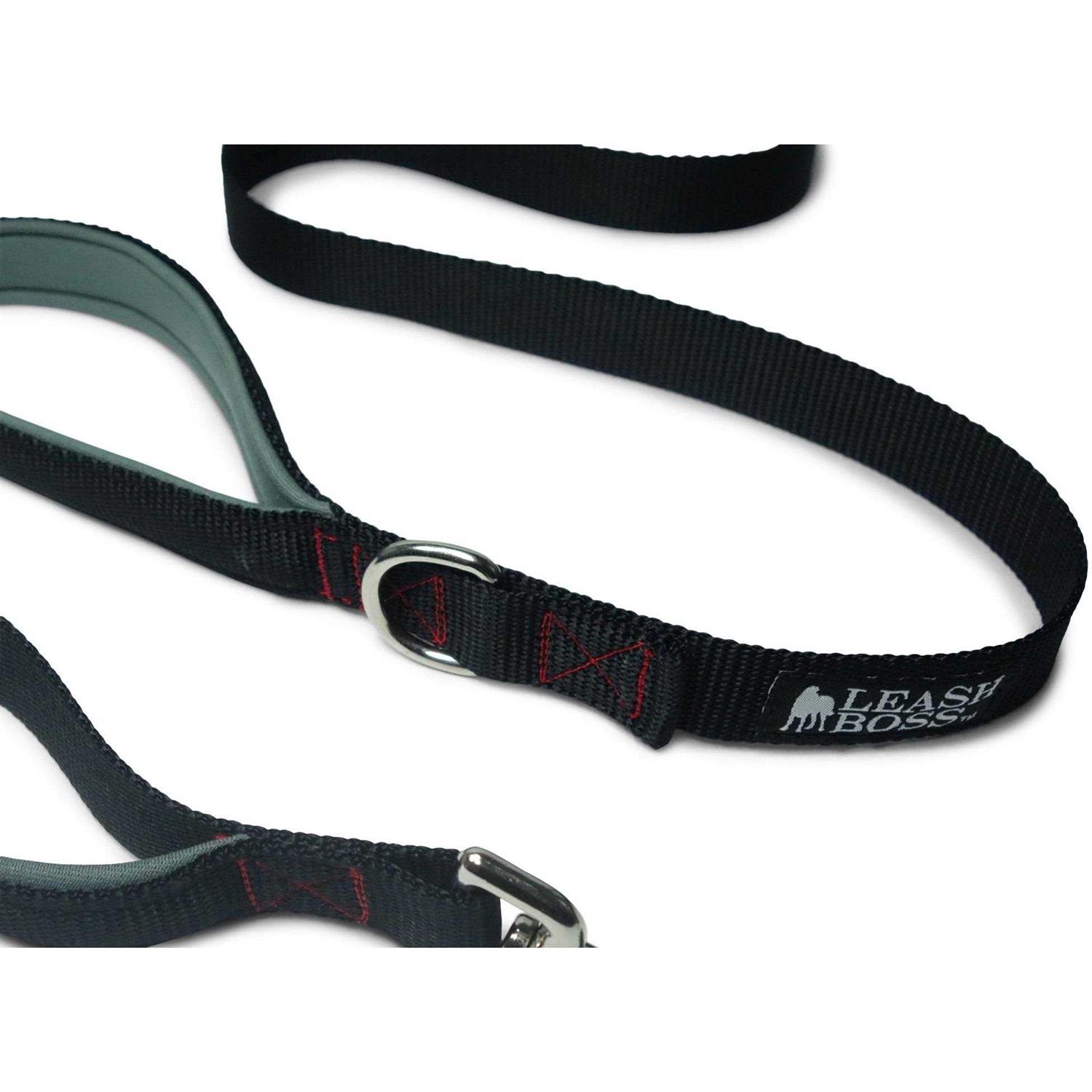 Leashboss Heavy Duty Dog Leash for Large Dogs Double Handle Training Lead for Walking Dogs - Healthber