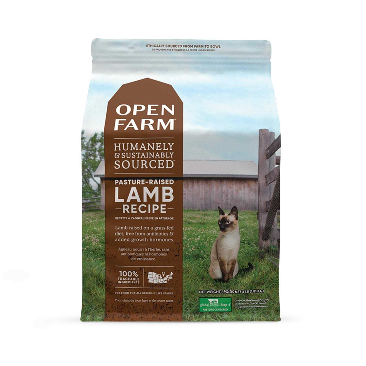 Open Farm Grain Free Pasture Raised Lamb Recipe Dry Cat Food - Healthber