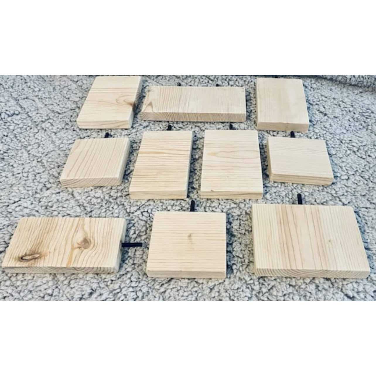 CrazyCritterThings Kiln Dried Pine Leaping Ledges Small Pet Habitat Accessory - Healthber