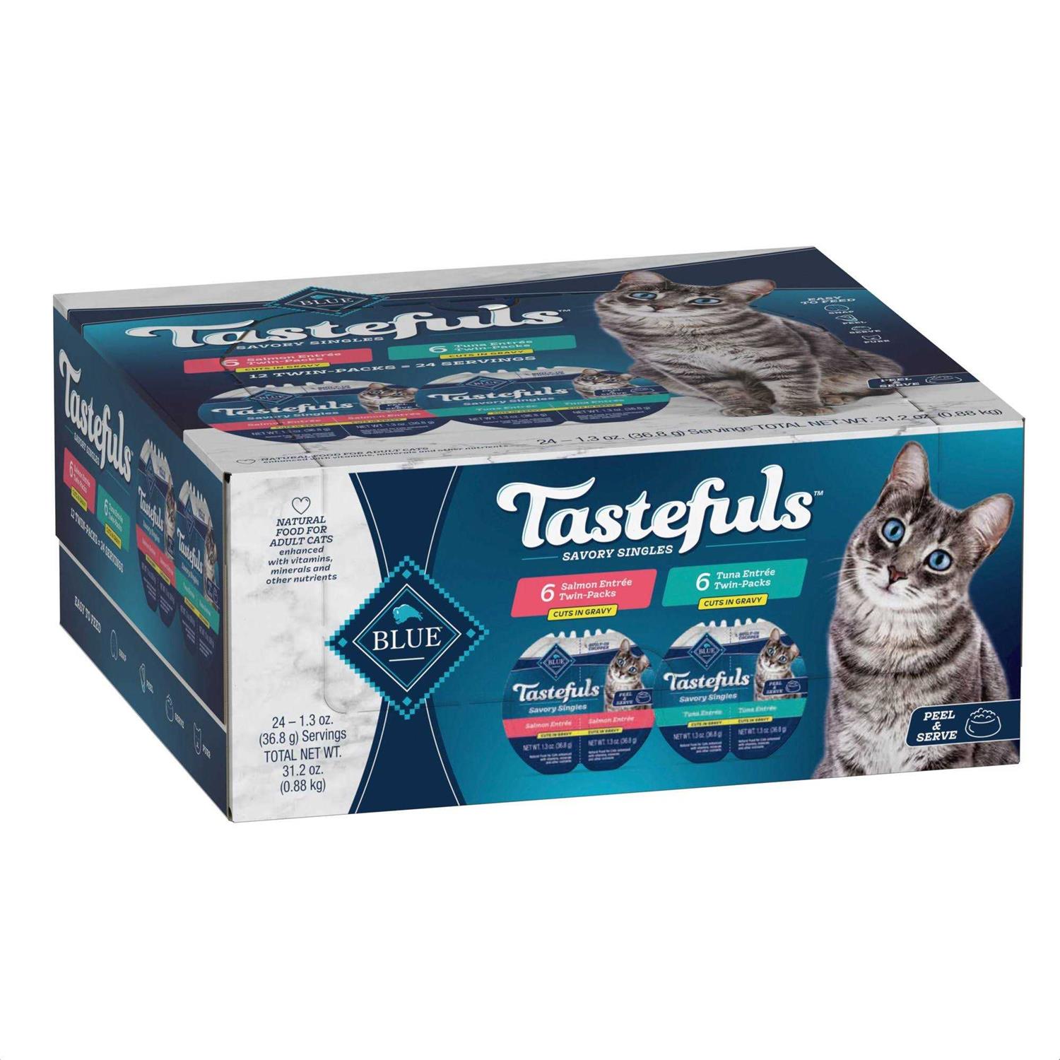 Blue Buffalo Tastefuls Savory Singles Wet Cat Food - Healthber